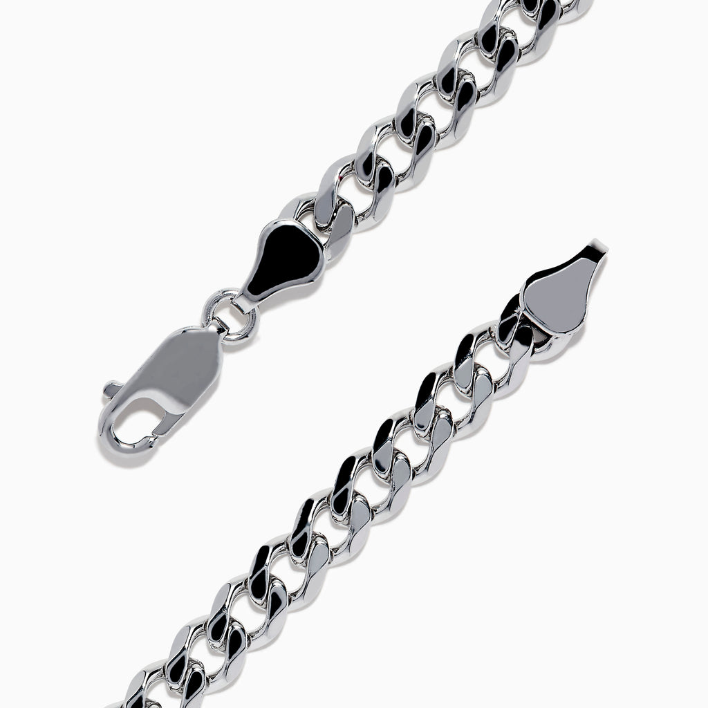 Effy Sterling Silver Curb Chain Necklace