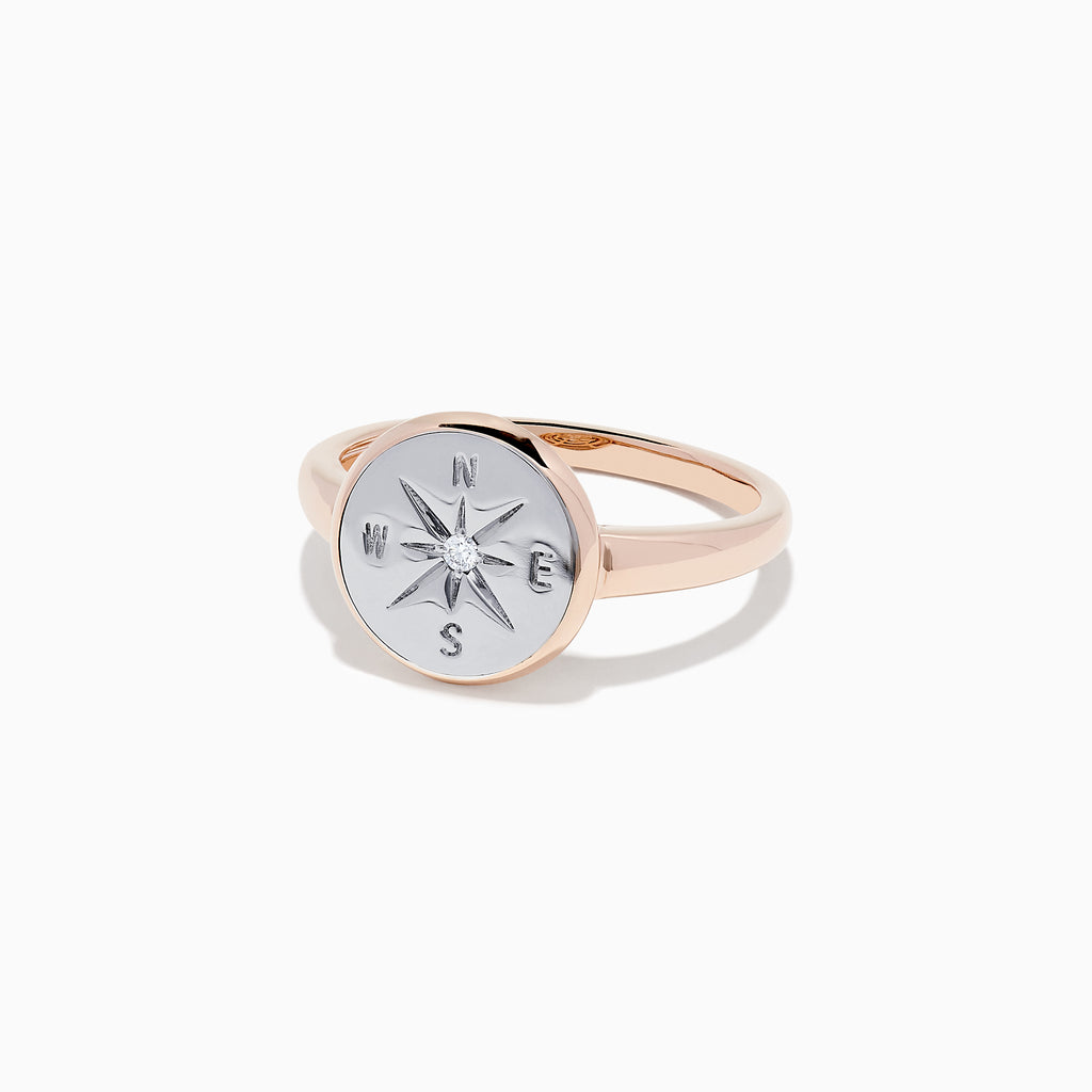 Compass Signature - Gold tone ring