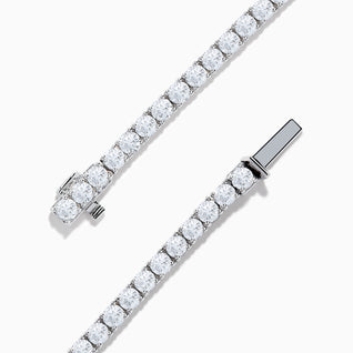 Reverie 14K White Gold 7 Carat Lab Grown Diamond Tennis Bracelet