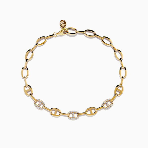 Aris Diamond online the Forehead Chakra Gold Bracelet 585/-14 kt Yellow Gold