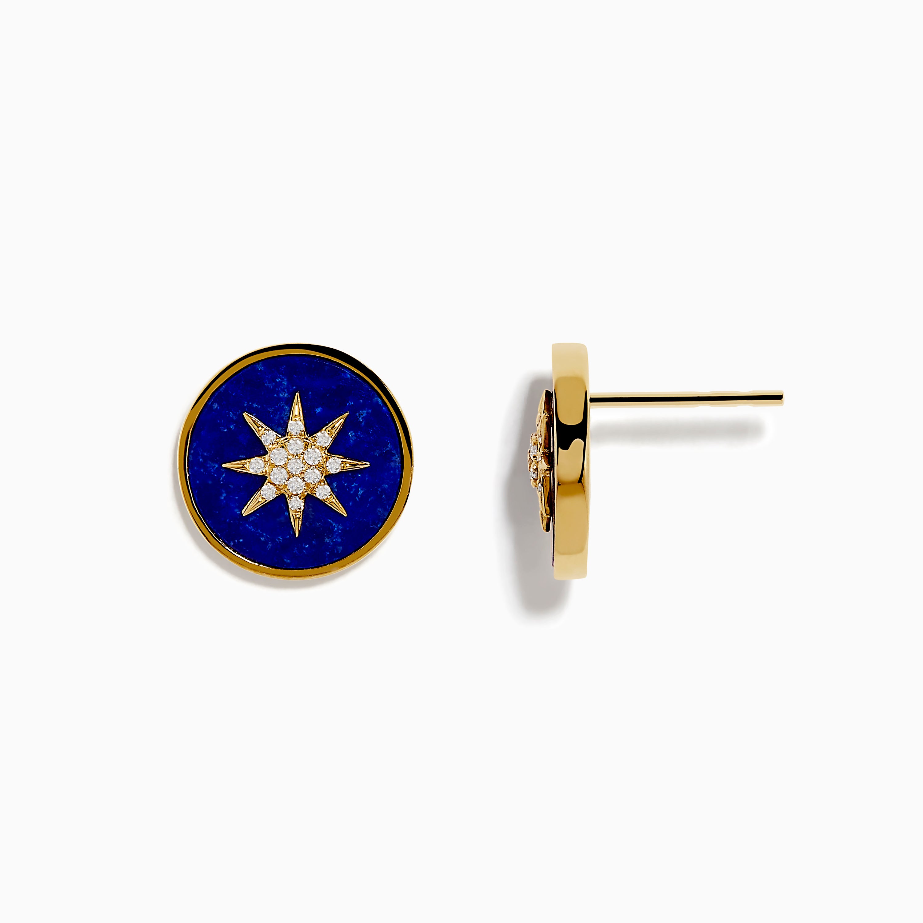 14k gold Compass outlets Earrings