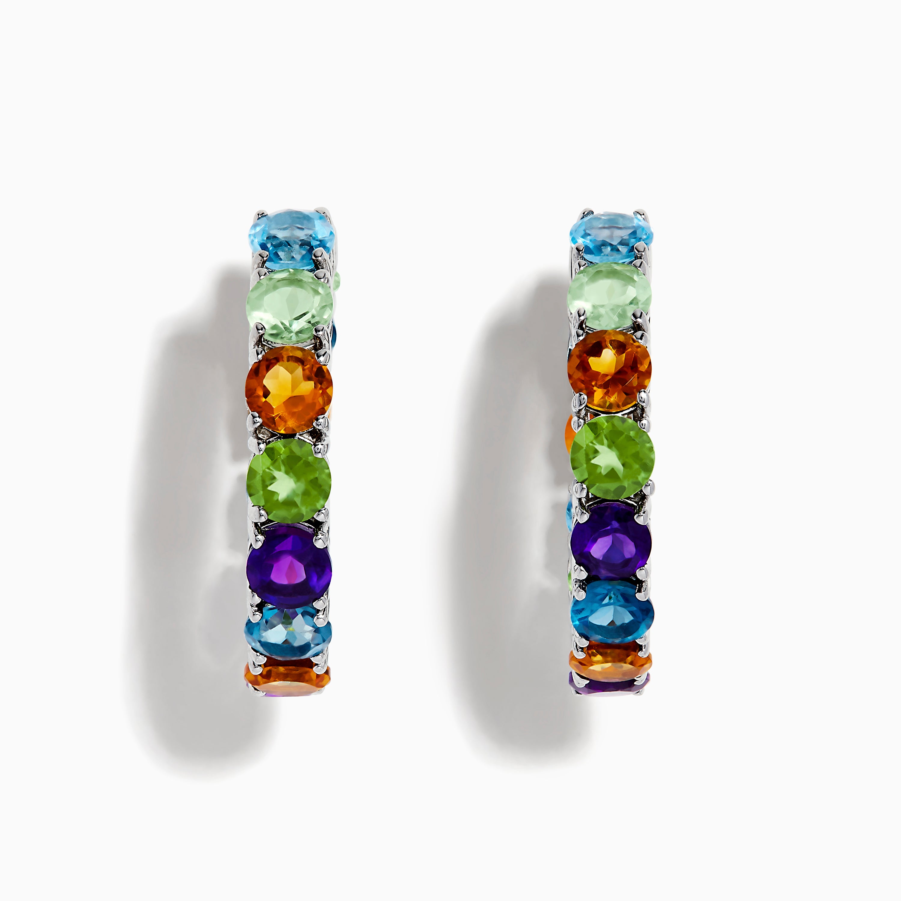 Silpada Multi-Colored Mosaic Earrings 2024 Encased in Sterling Silver P0740