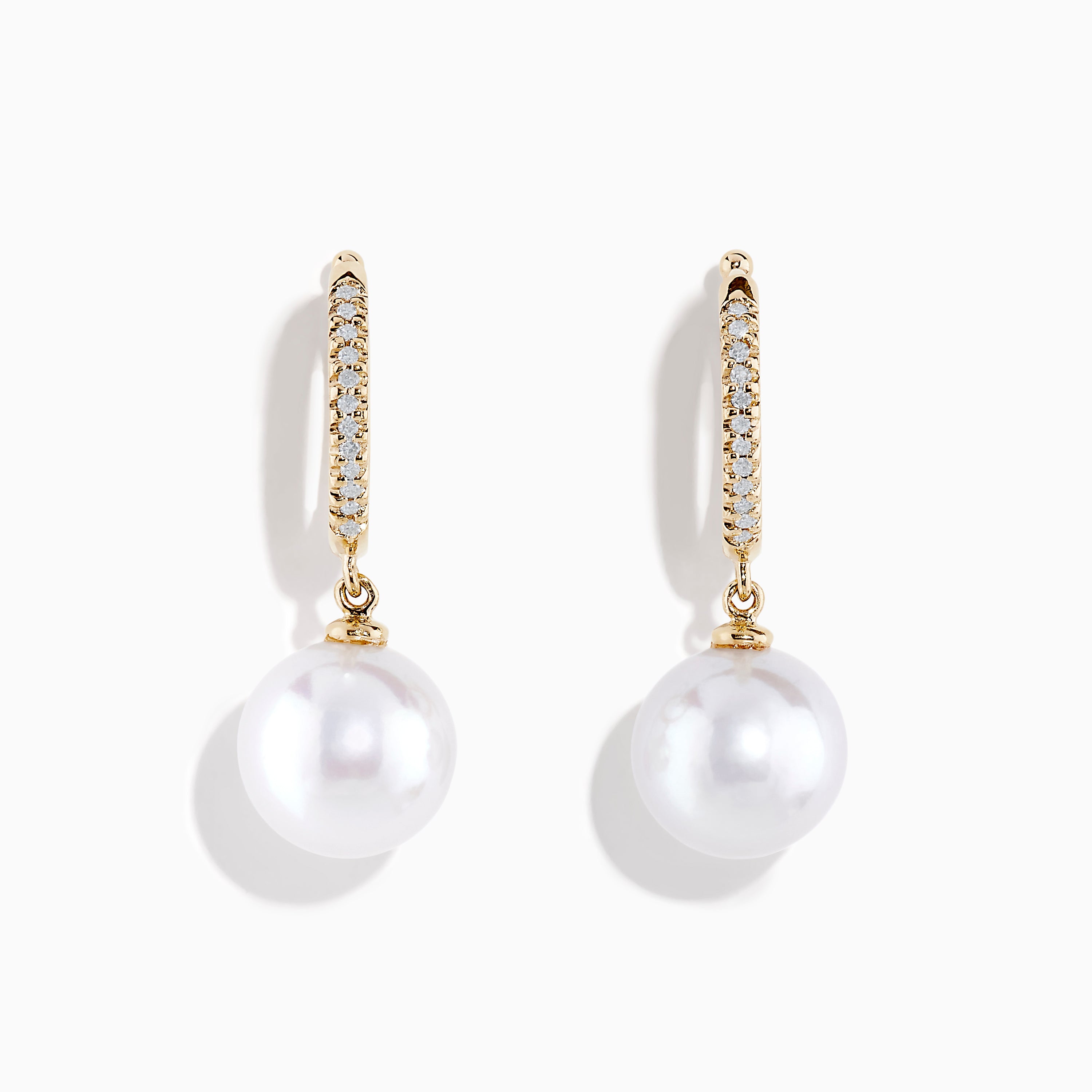 Real shops 14K gold and Pearls Earrings