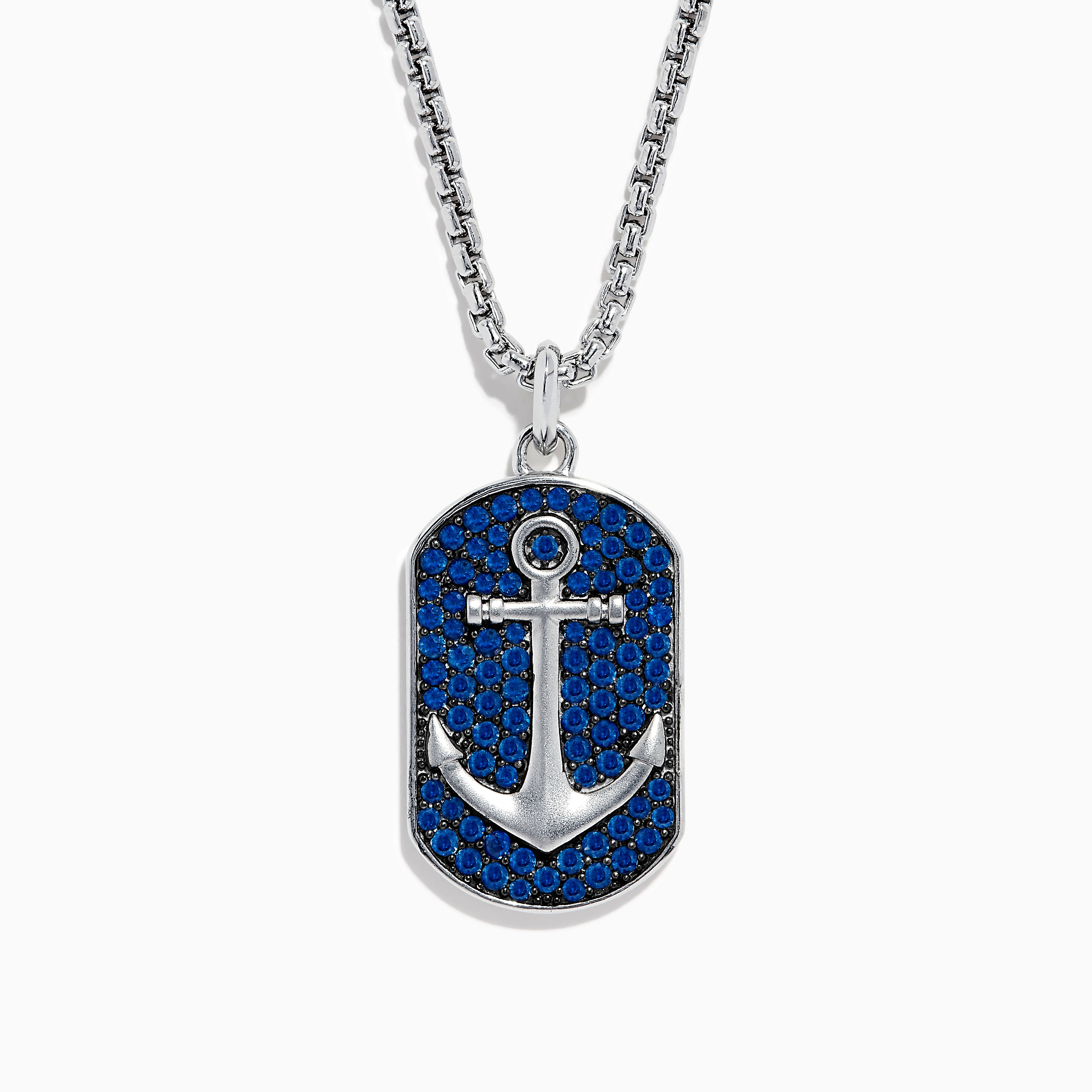 Stainless Steel Antiqued Finish Nautical Anchor Pendant - Rogers & Brooke  Jewelers