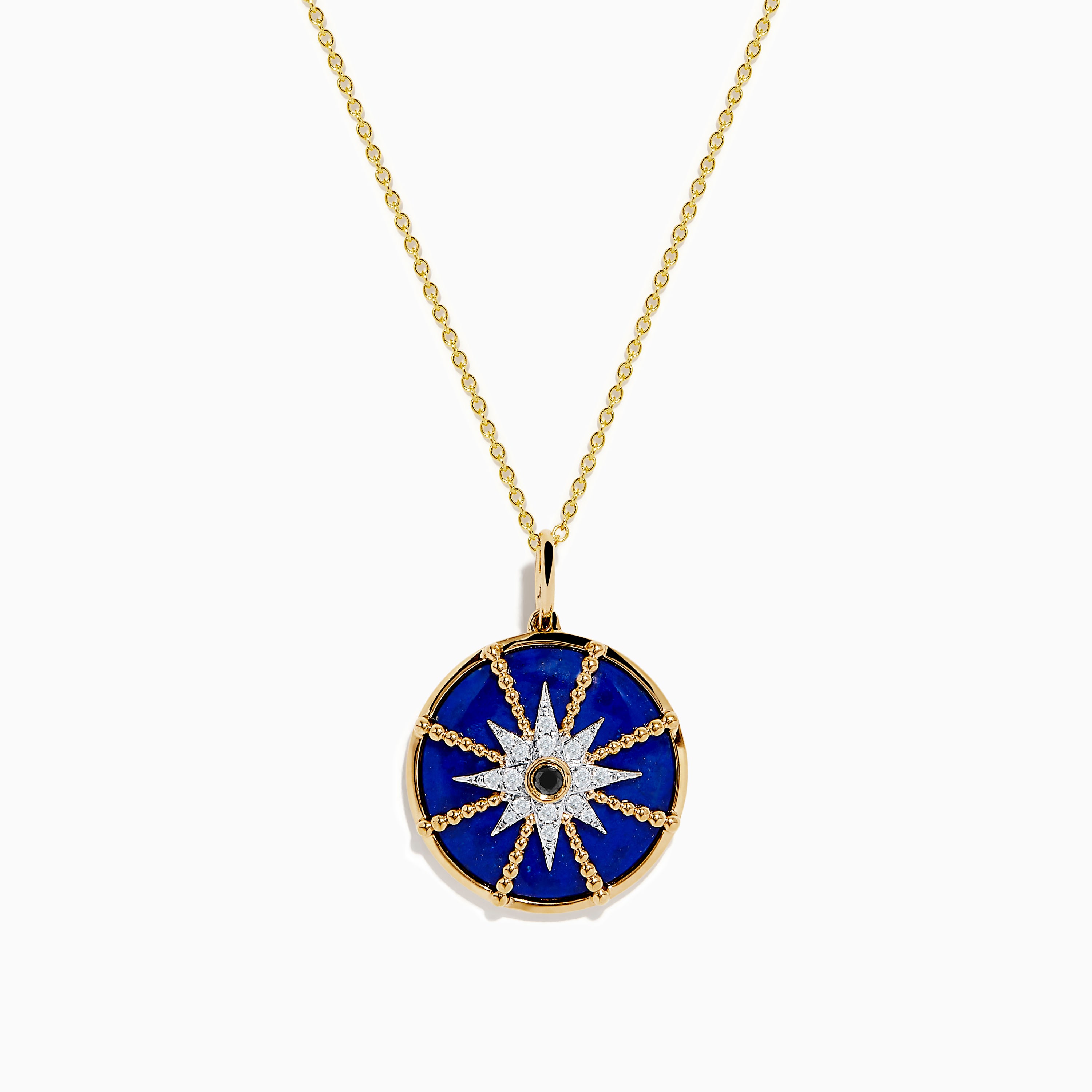 Fashion diamond compass pendant