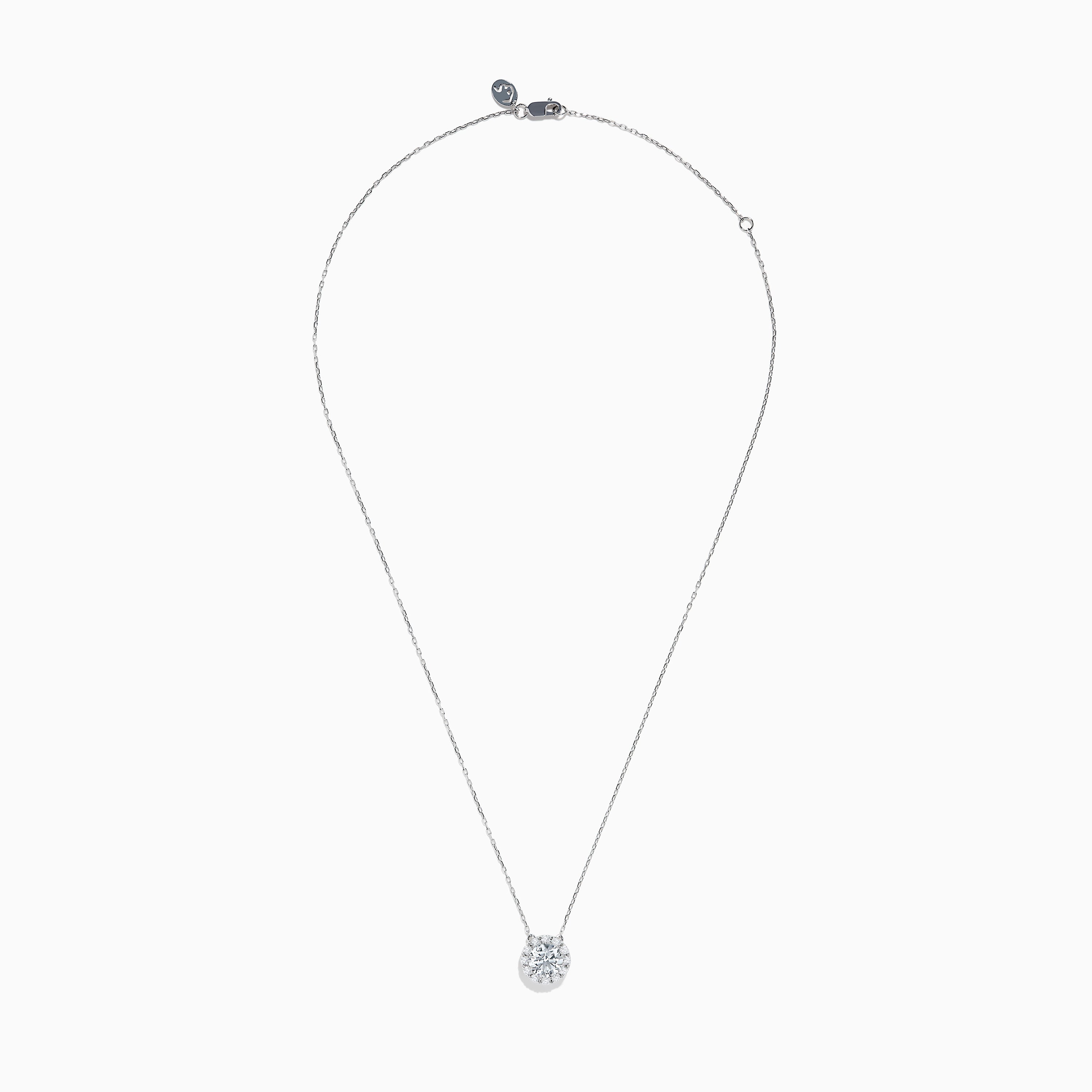 Reverie 14K White Gold Lab Grown Diamond Pendant – effyjewelry.com