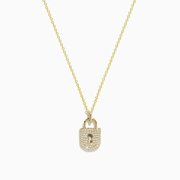 Tiffany & Co. 18k Rose Gold and Diamond Heart Lock Pendant Necklace -  Yoogi's Closet
