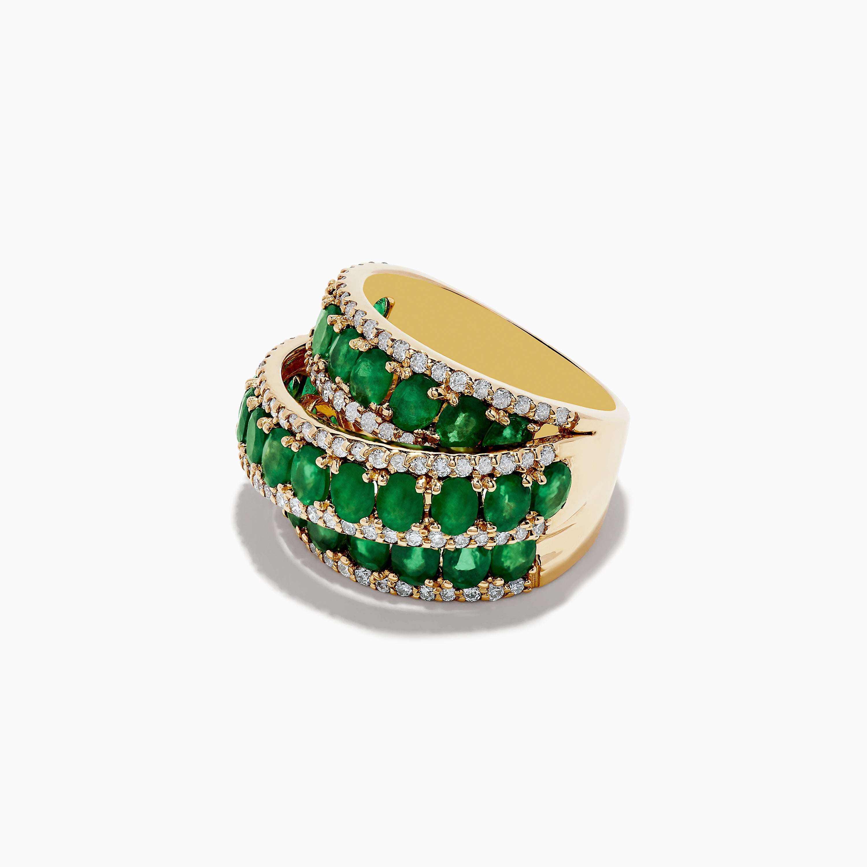 Effy emerald deals and diamond ring