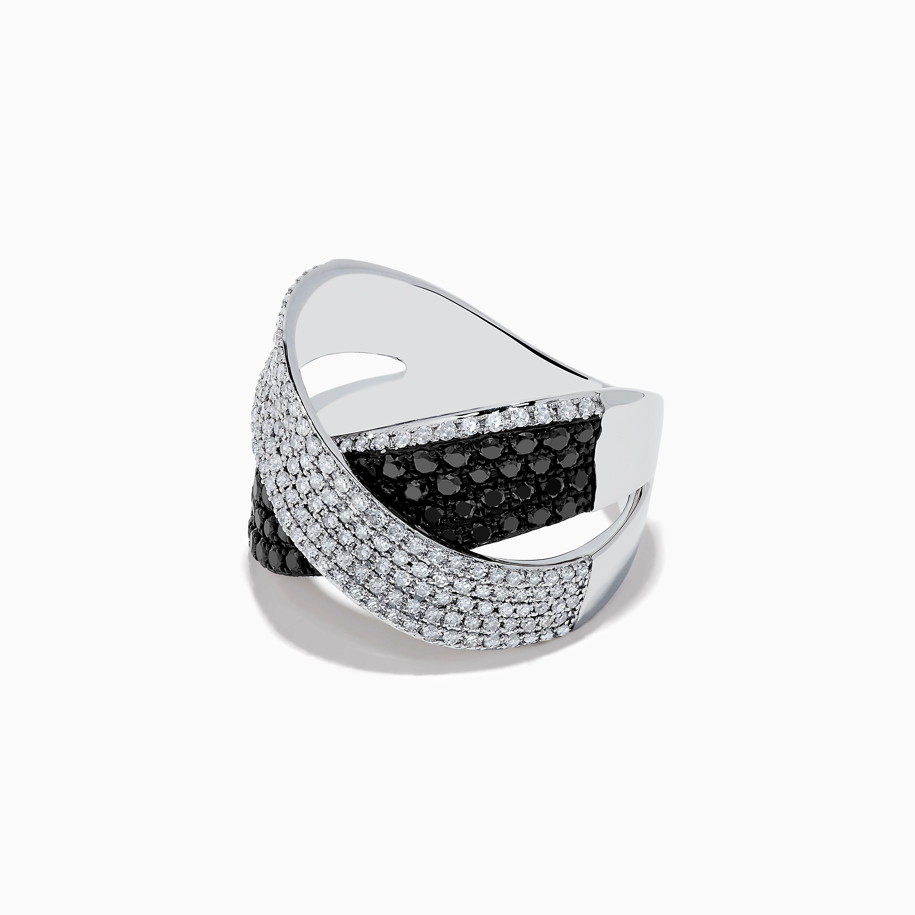 Effy black and white diamond ring sale