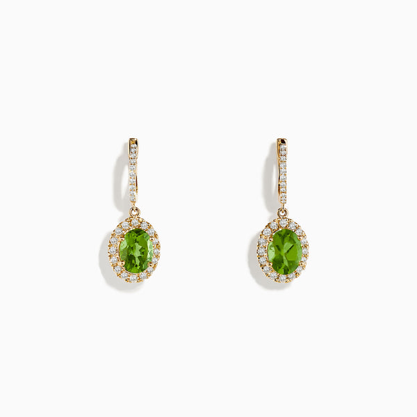 Peridot Stud Earrings | Made In Earth US