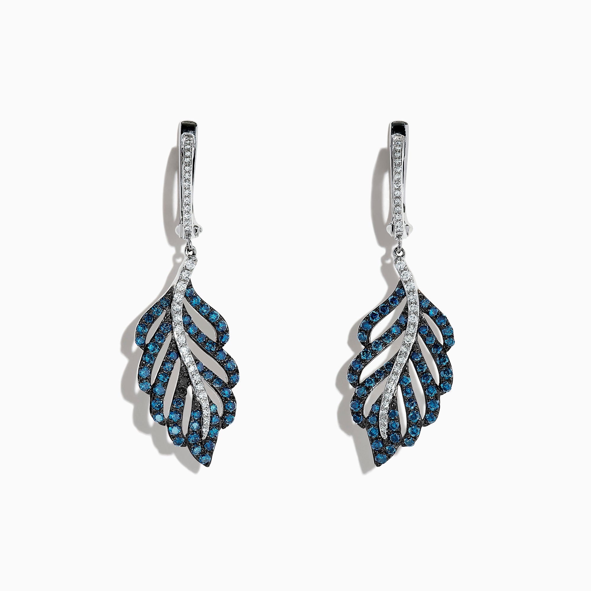 Effy shops blue diamond earrings