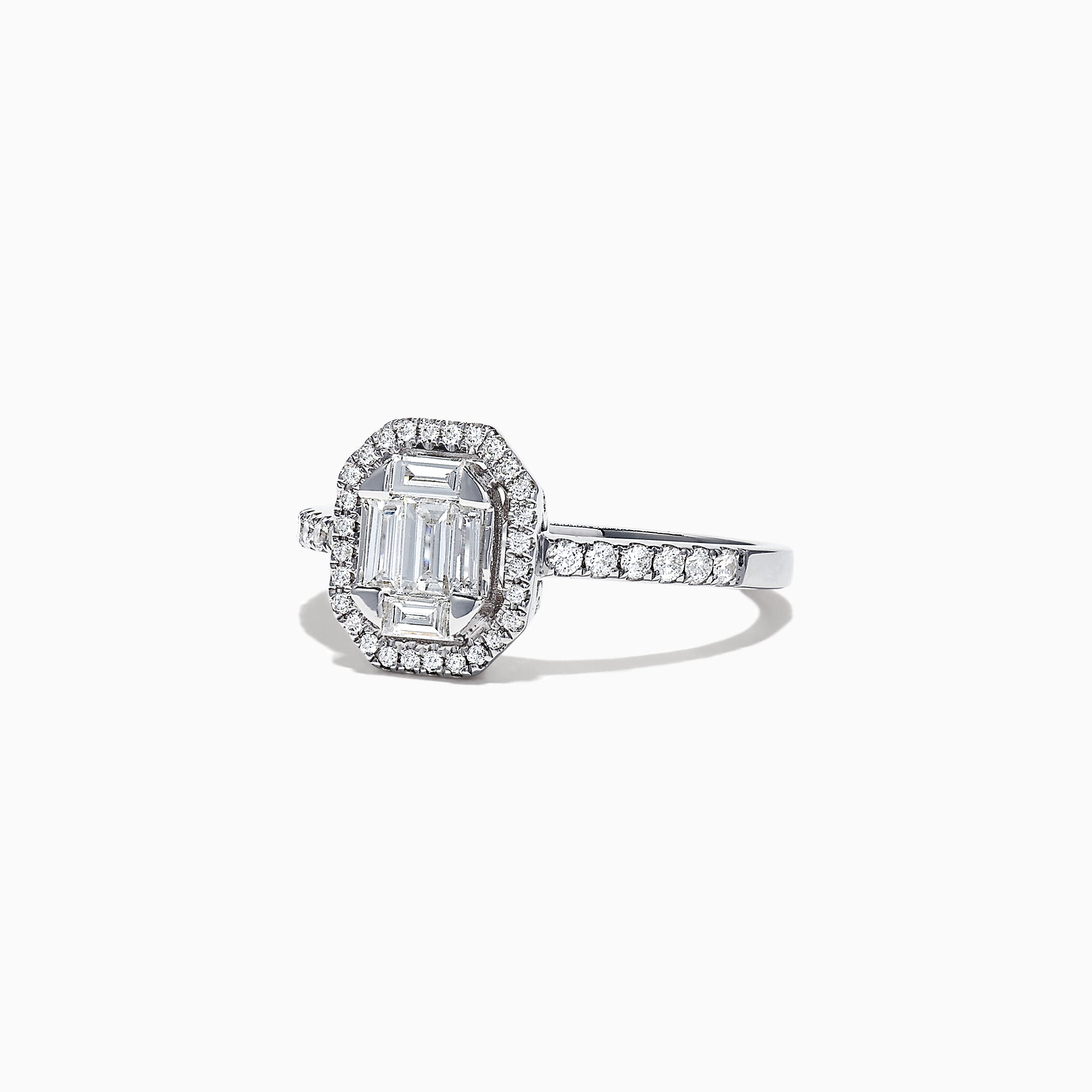 Classique 14K White Gold Diamond Ring, 0.50 TCW – effyjewelry.com