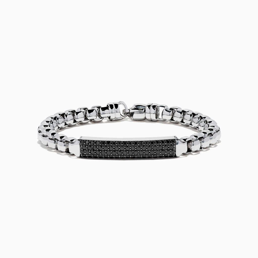 Effortlessly Chic Shop Our Round Black Diamond Tennis Bracelet Collection