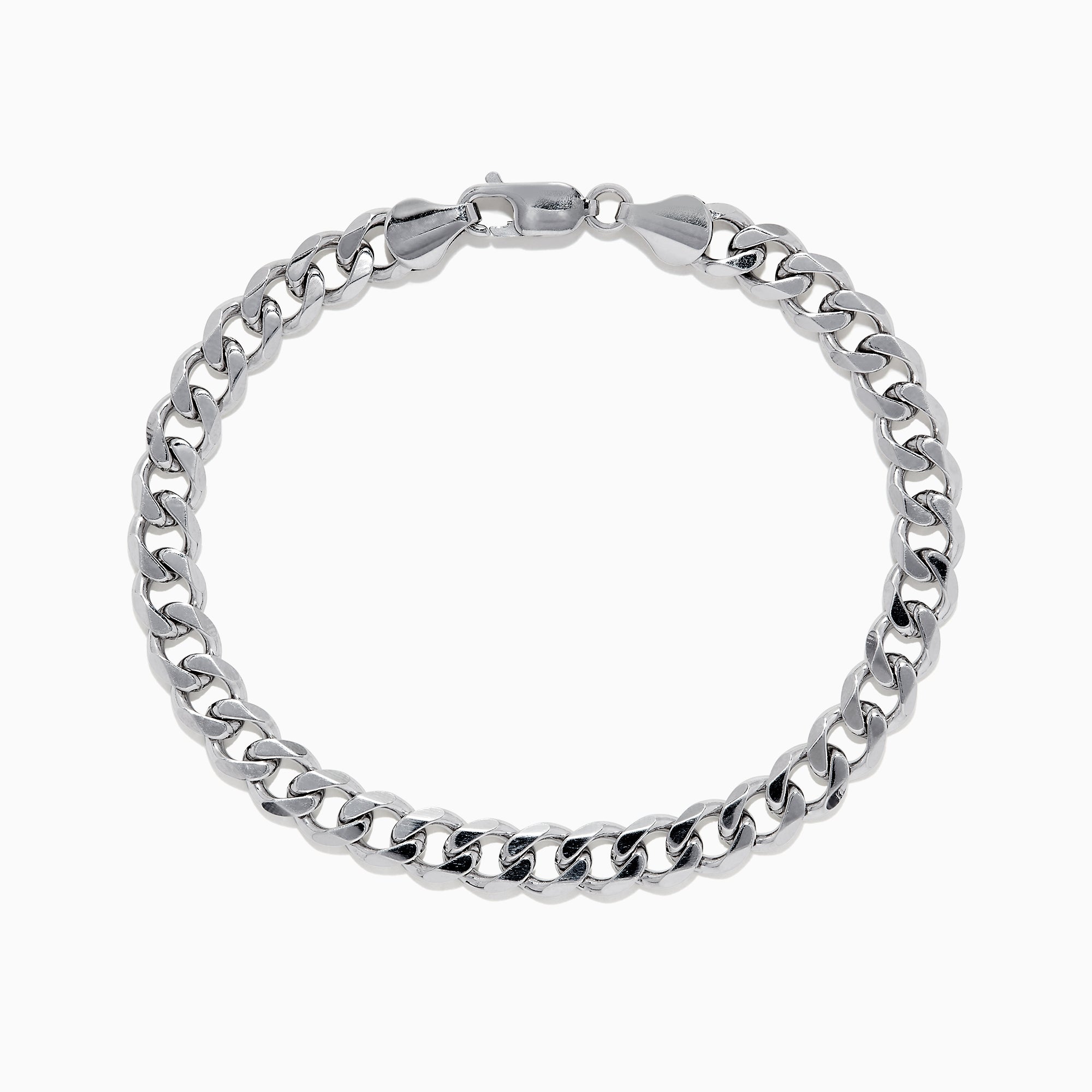 EFFY Collection EFFY® Men's Heavy Curb Link Bracelet in Sterling