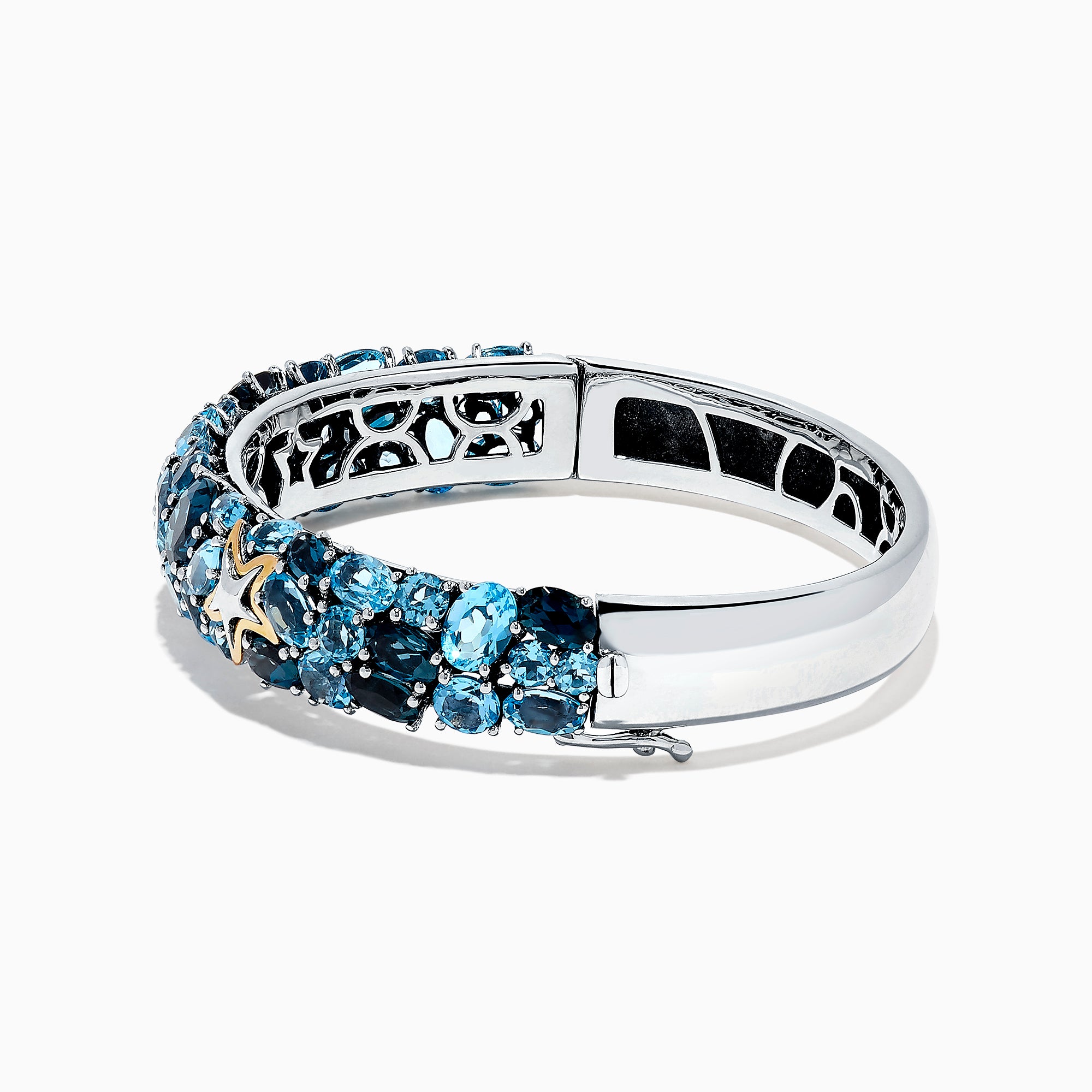 Blue sale topaz bangle