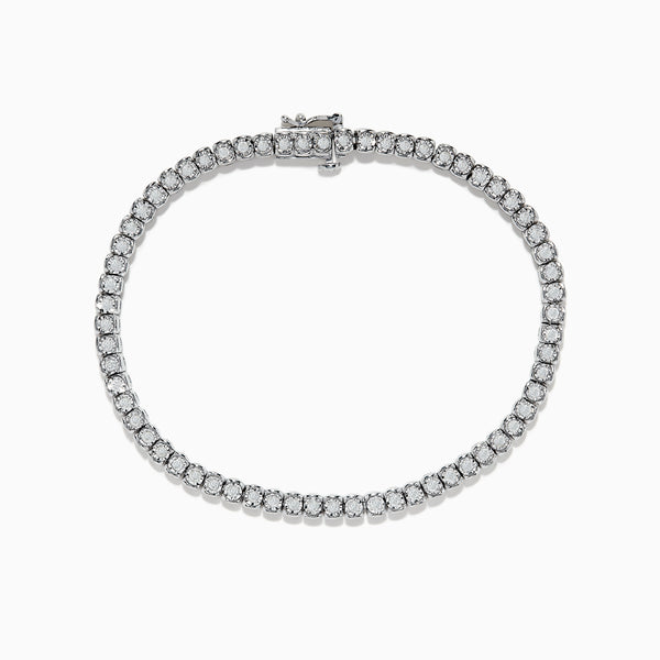 Effy 925 Sterling Silver Diamond Tennis Bracelet - Sterling Silver / N/A