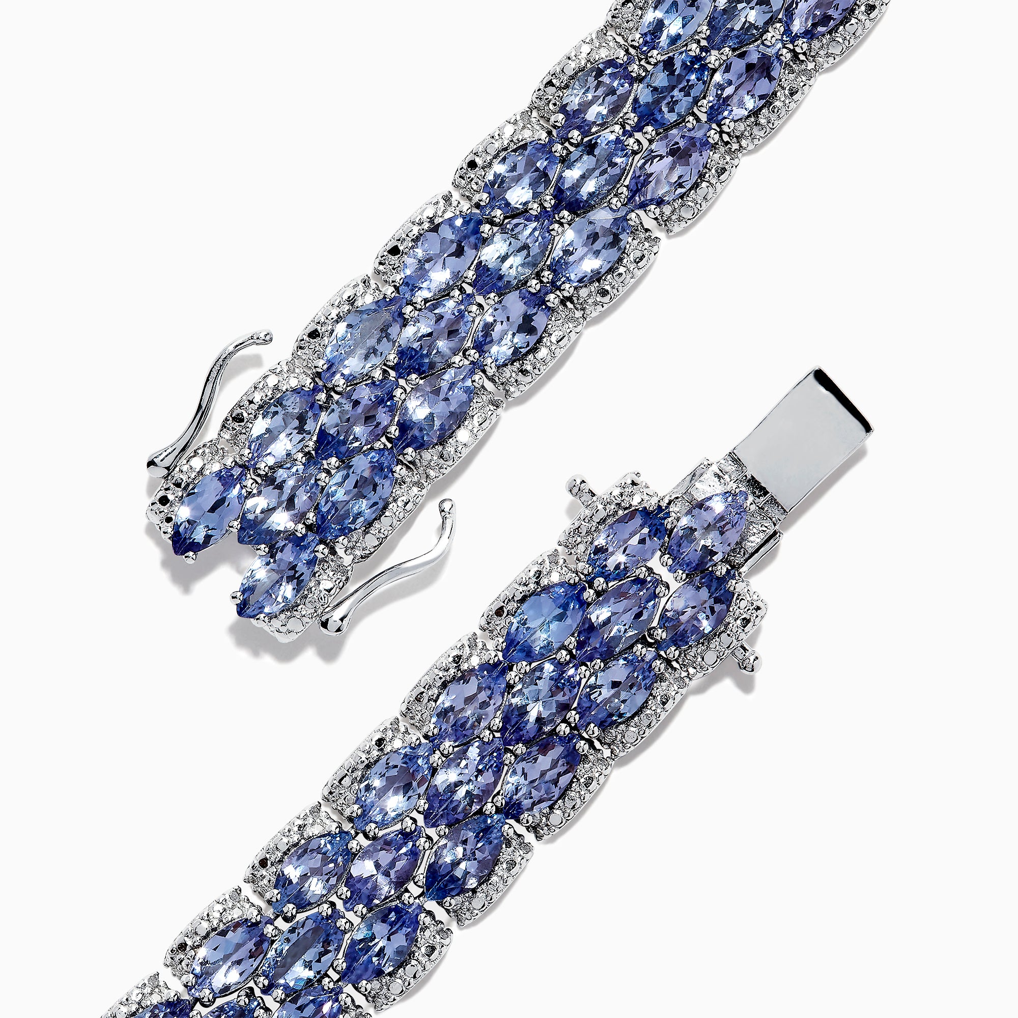 Estate Tiffany & Co Sterling Silver Tanzanite Bracelet – Williams