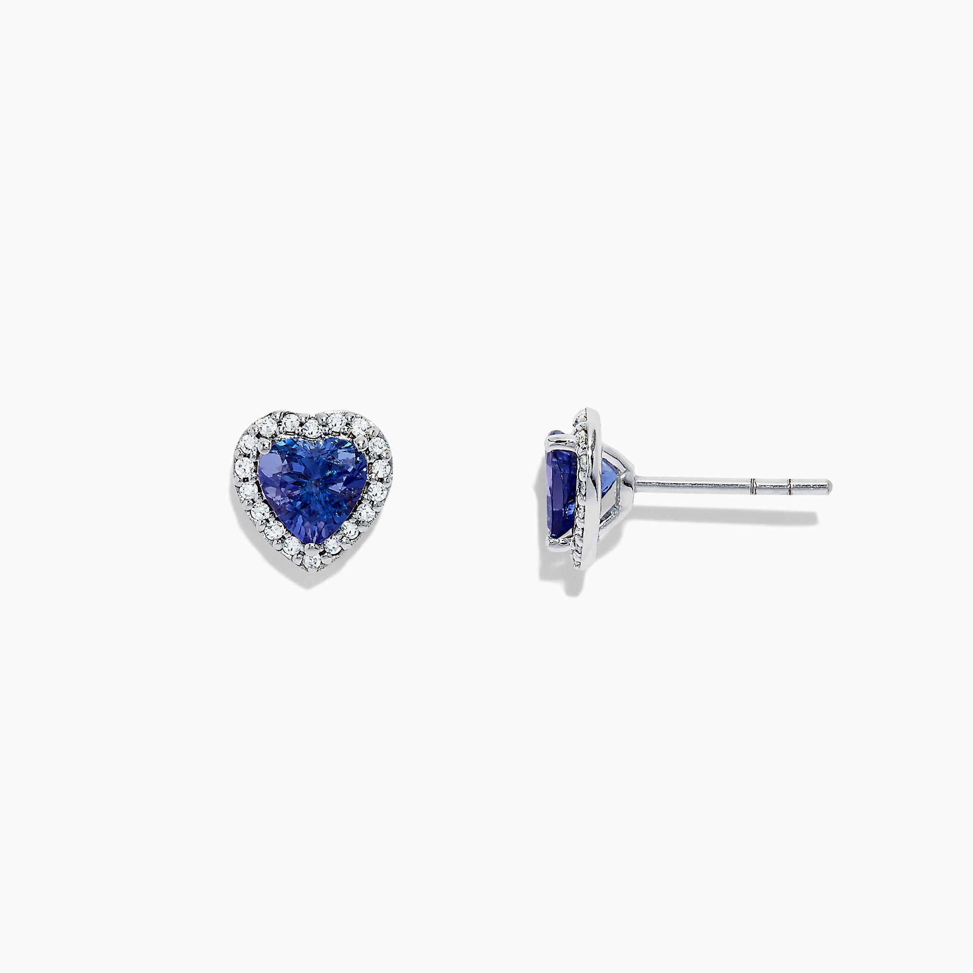 Tanzanite 2025 heart earrings