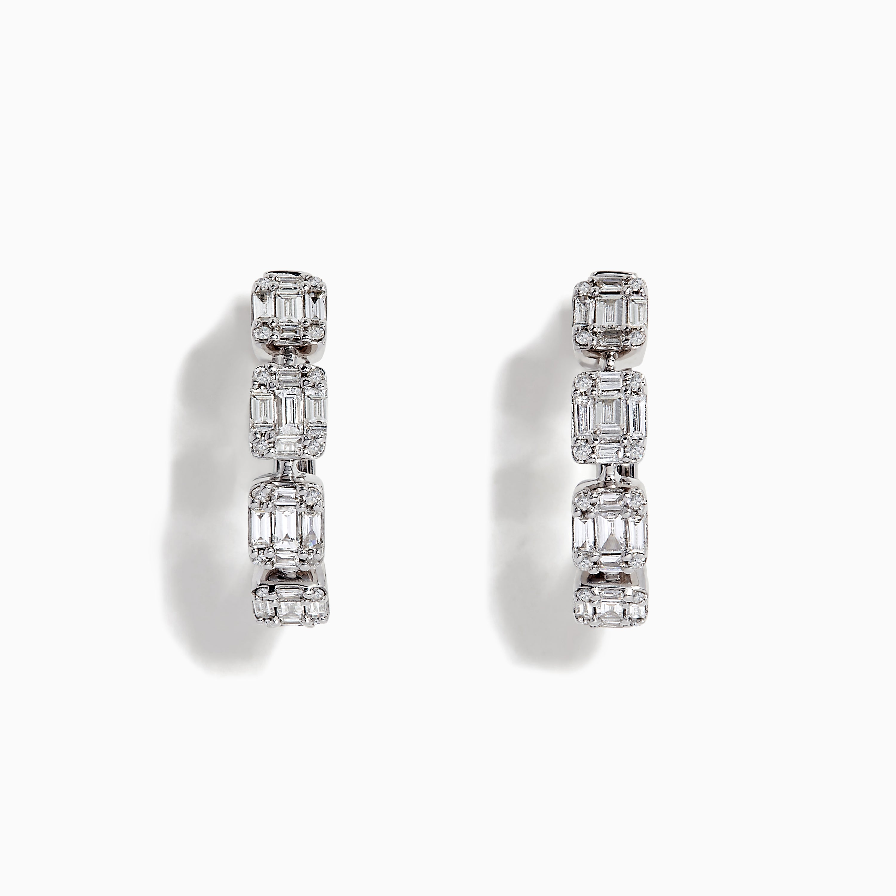 Effy Women's Diamond Hoop Earrings