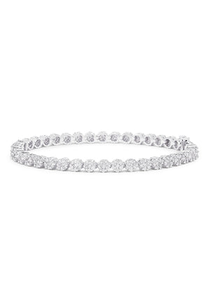 Effy Novelty 14K White Gold Diamond Infinity Bracelet