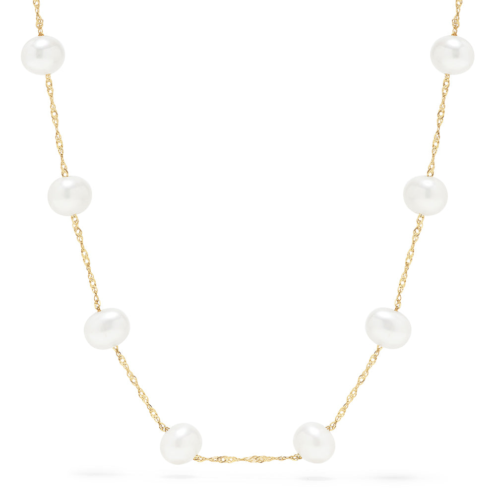Necklace – 2l Antique Pearl Pgk + Dl Lakshmi Pendant Cob Ruby Pearl Hanging  | Gujjadi Swarna Jewellers