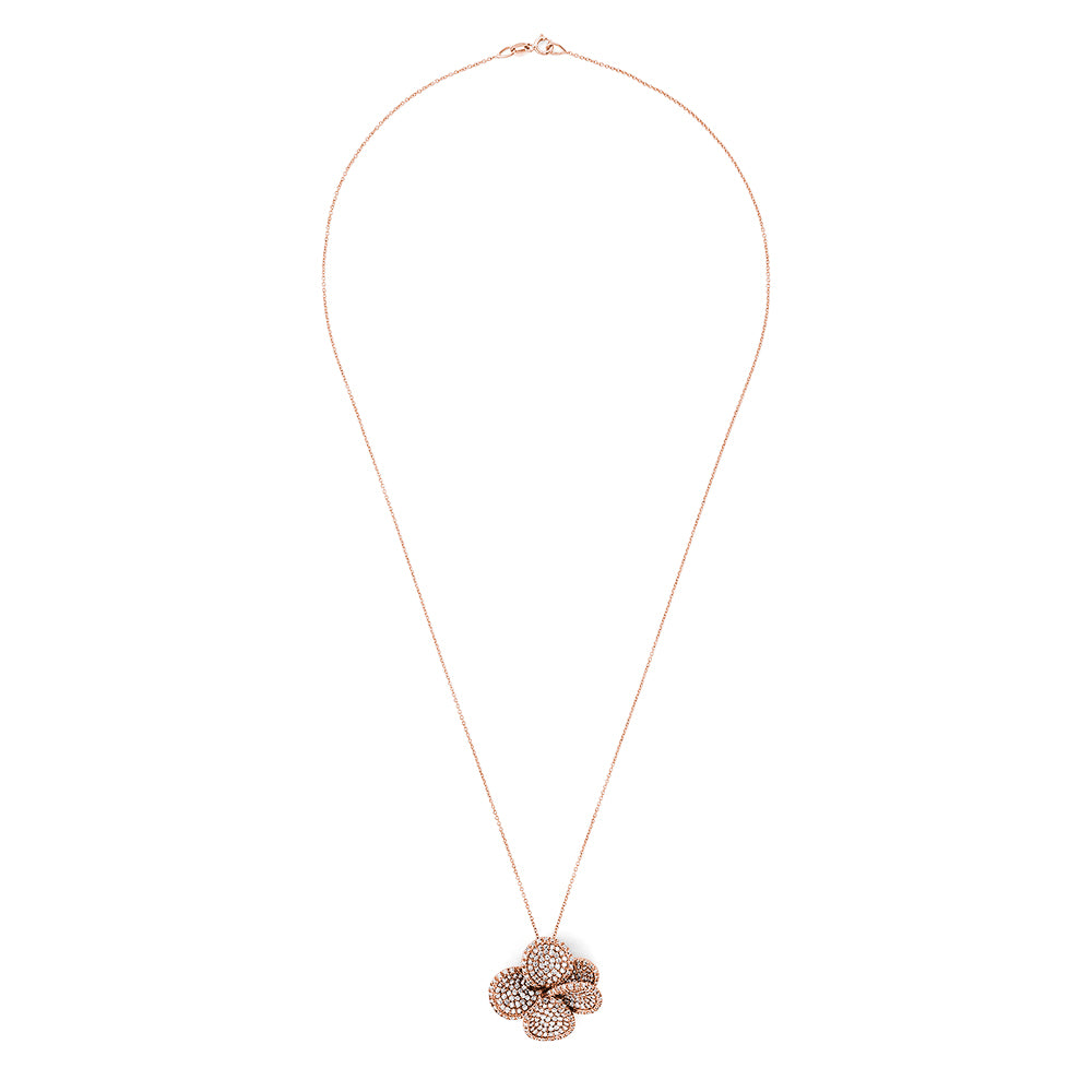 Rose Gold Clover Necklace - Valobra Jewelry