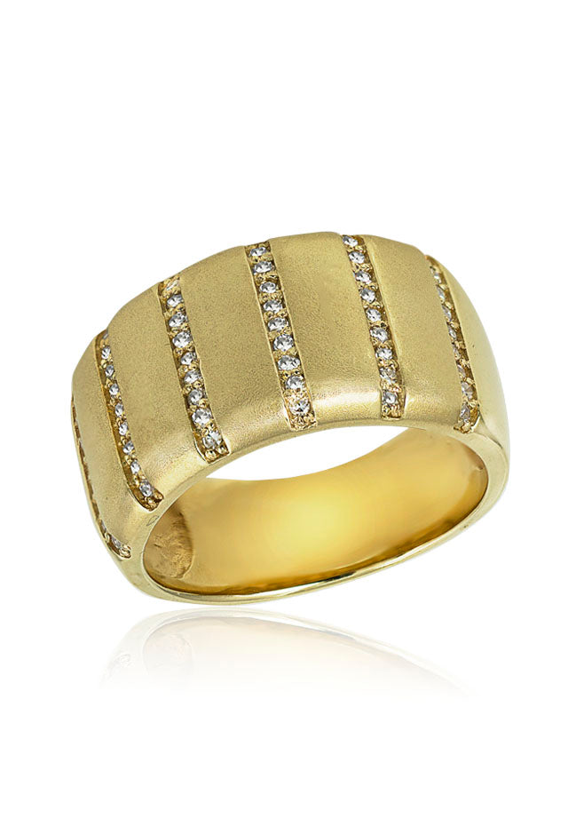 14K Yellow Gold Diamond Ring, .26 TCW – effyjewelry.com