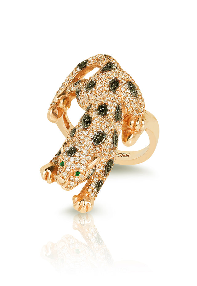 Signature Yellow Gold Diamond & Emerald Ring, 1.52 TCW – effyjewelry.com