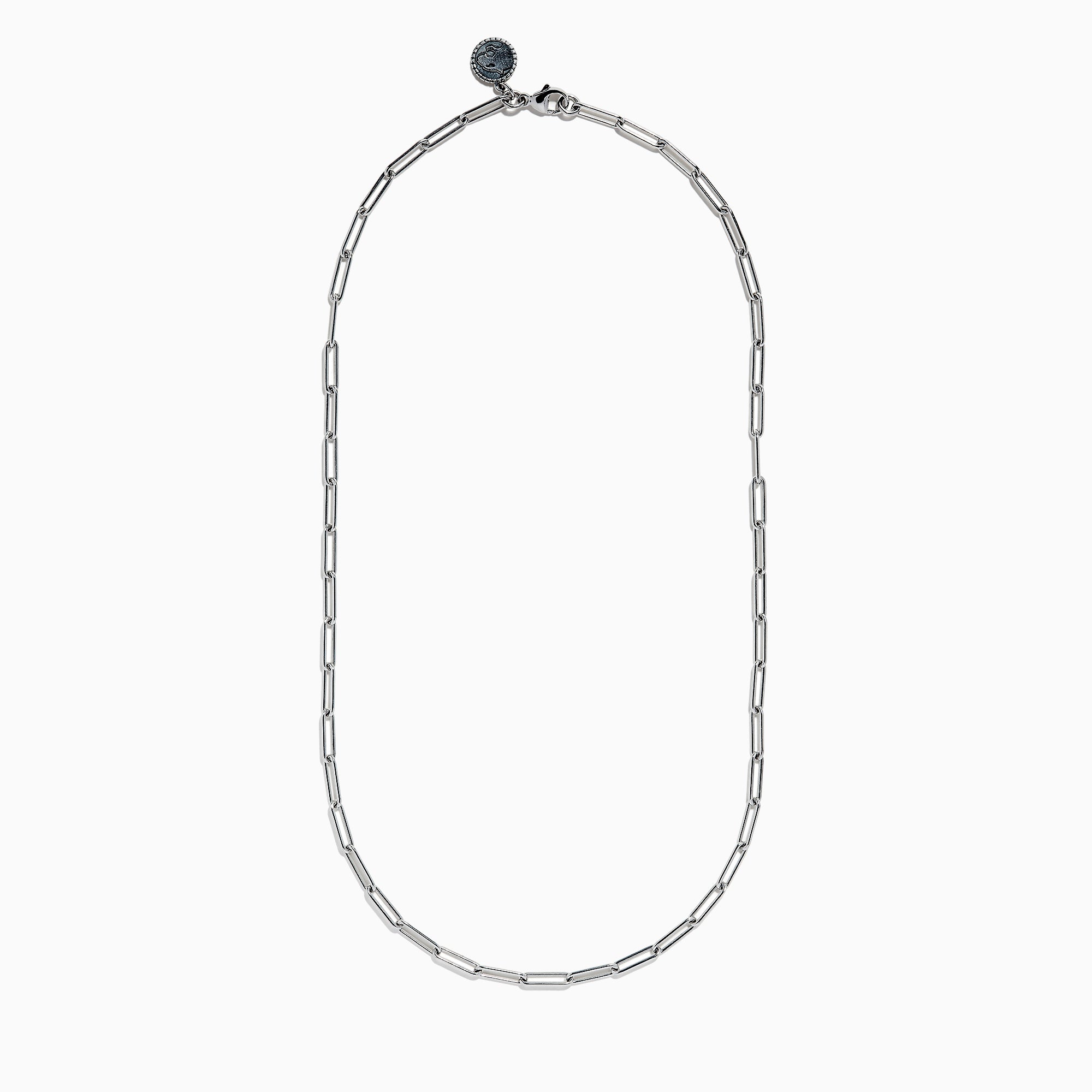 Sterling Silver Paperclip Necklace & Monogram Necklace, 19s* – Megu's Attic