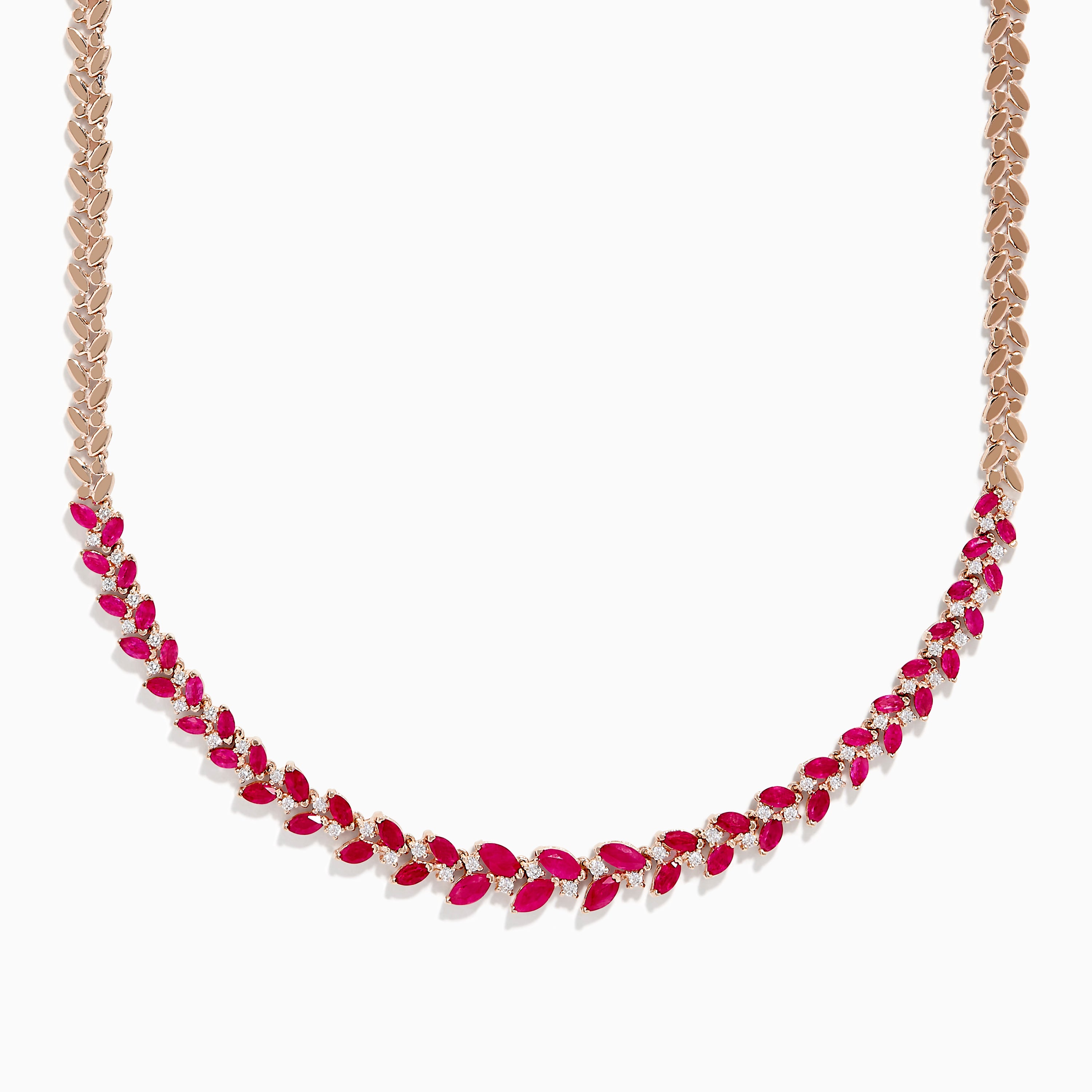 Petite Teardrop Ruby Necklace – Amáli Jewelry