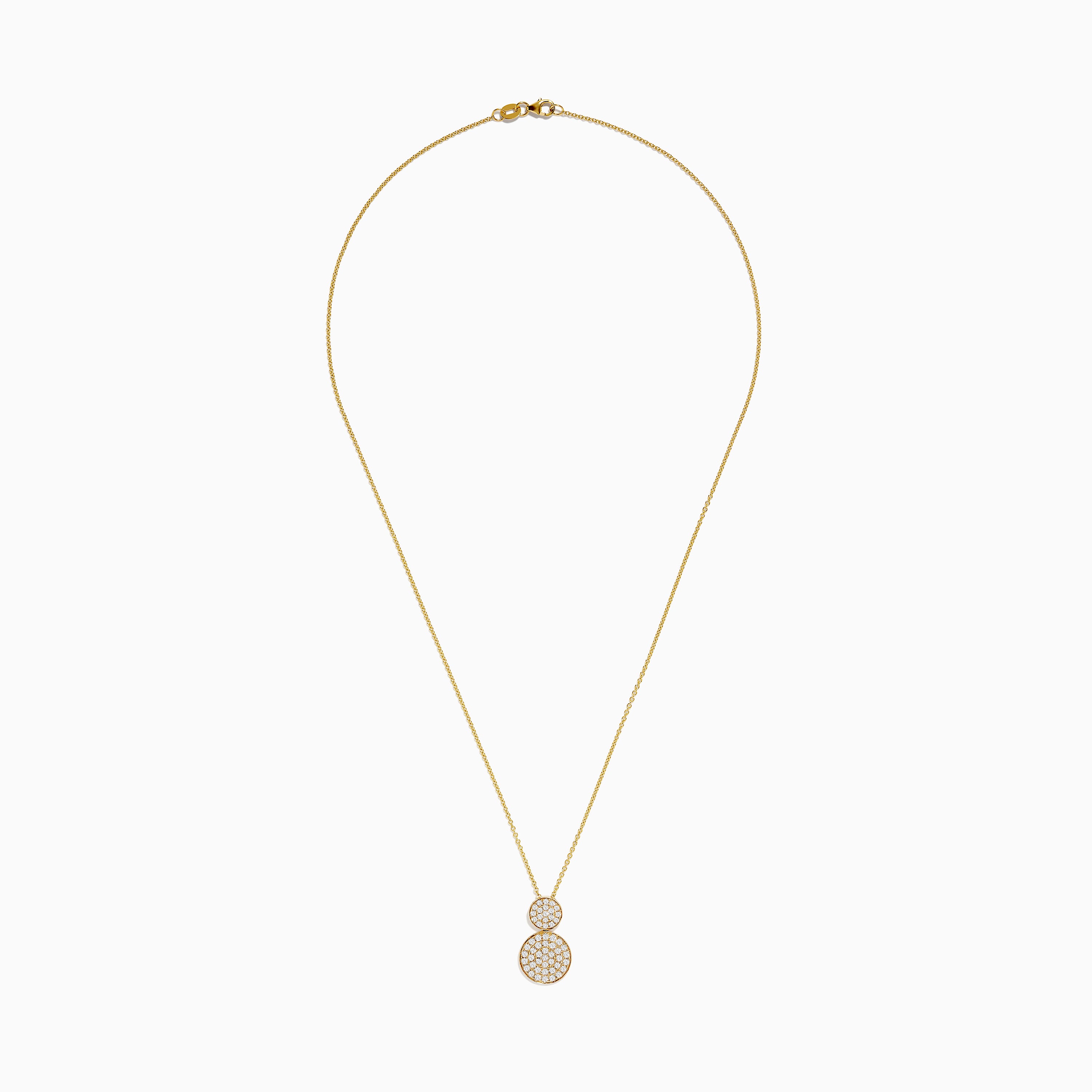 Effy 14K Yellow Gold Diamond Pendant – effyjewelry.com