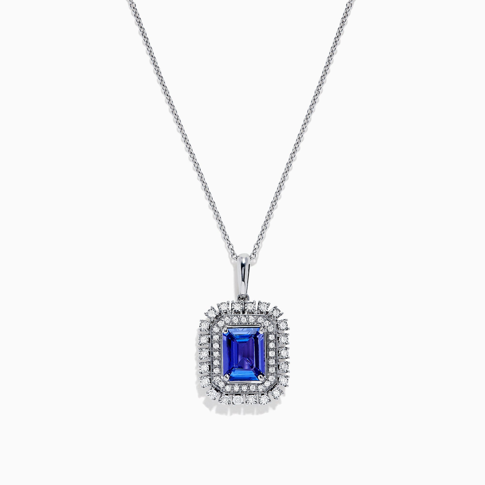 White gold sale tanzanite pendants