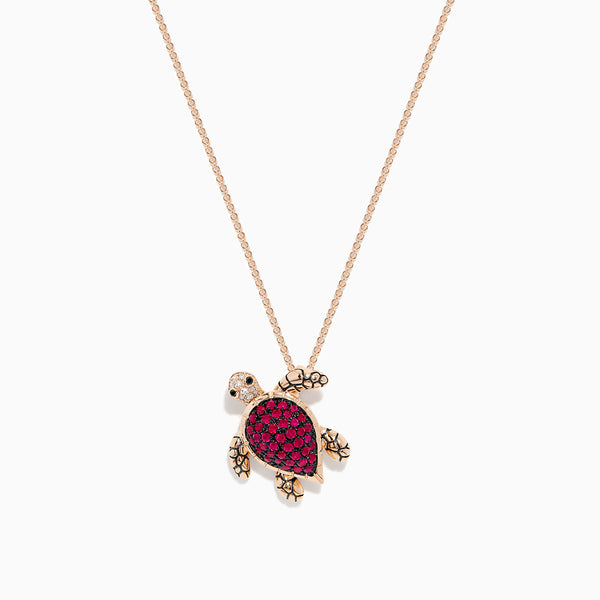 Effy | Jewelry | Effy Turtle Pendant Necklace | Poshmark