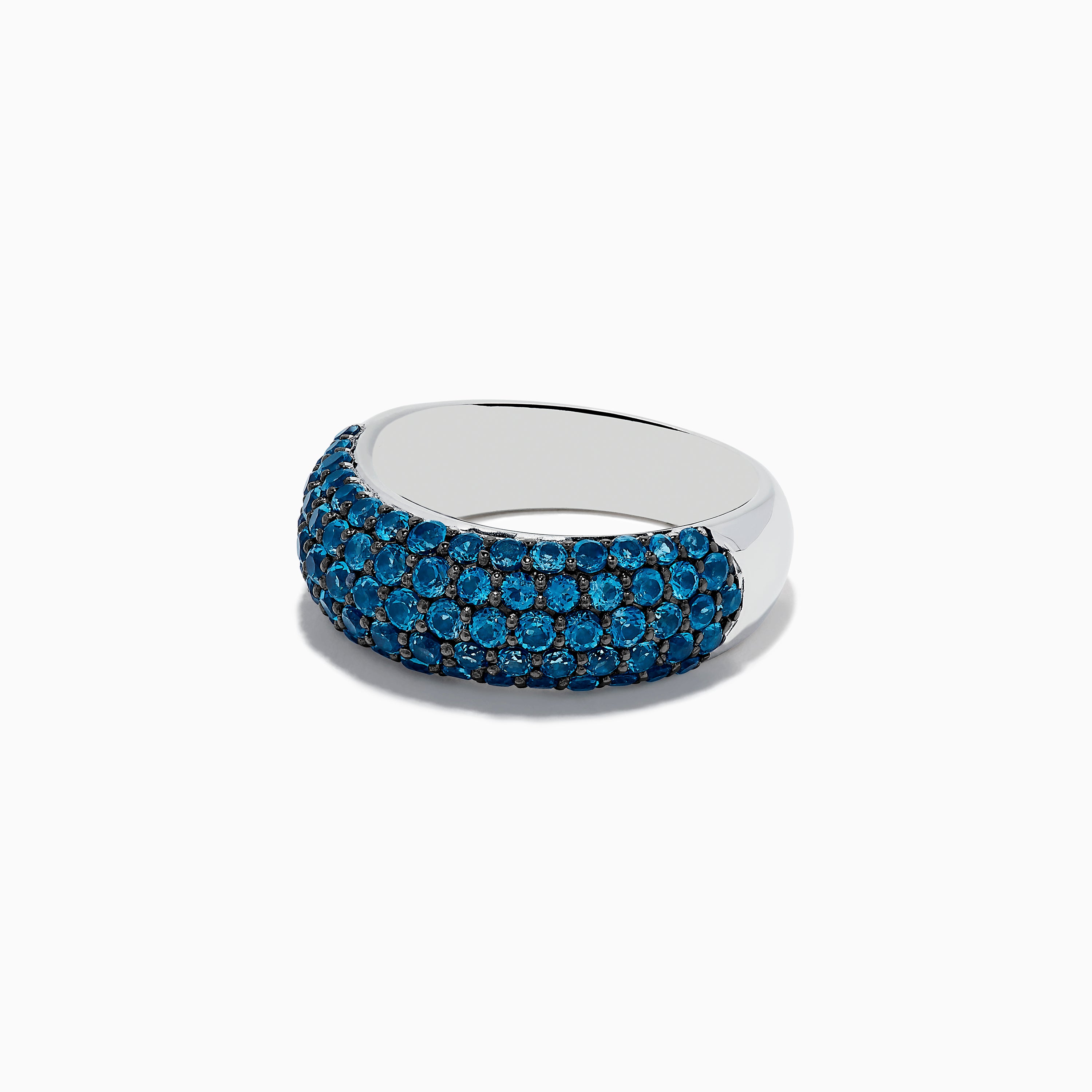 Effy 925 Sterling Silver London Blue Topaz Pave Ring | effyjewelry.com