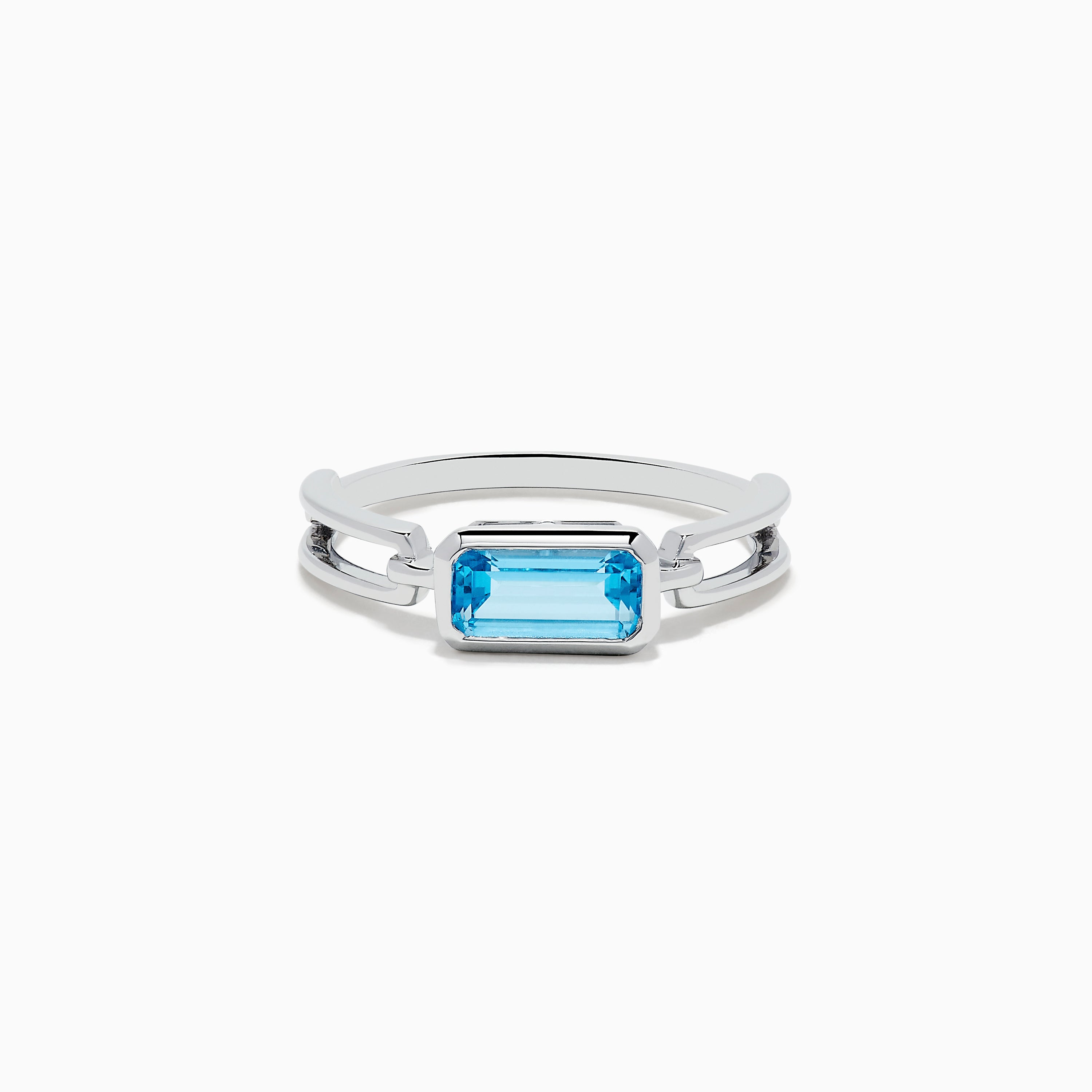Effy 14K White Gold Blue Topaz Ring – effyjewelry.com