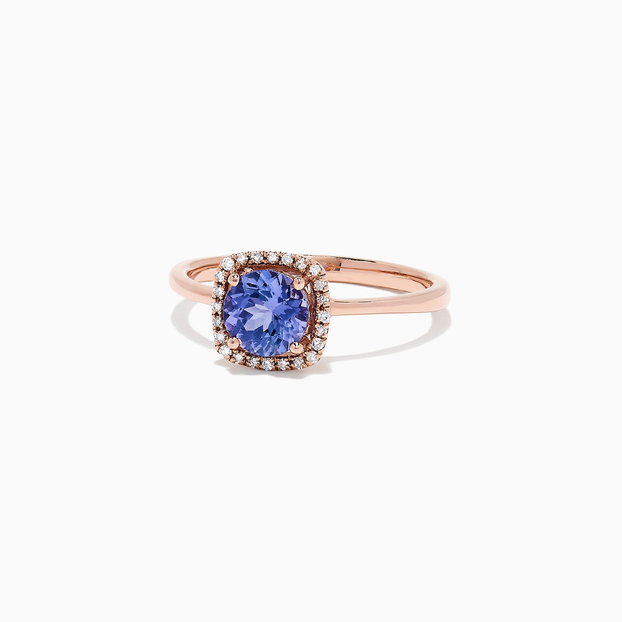 Tanzanite Ring - 18K orders Rose Gold Vermeil - Communication, Truth, Growth - Heart, Throat, Third Eye, Crown Chakra