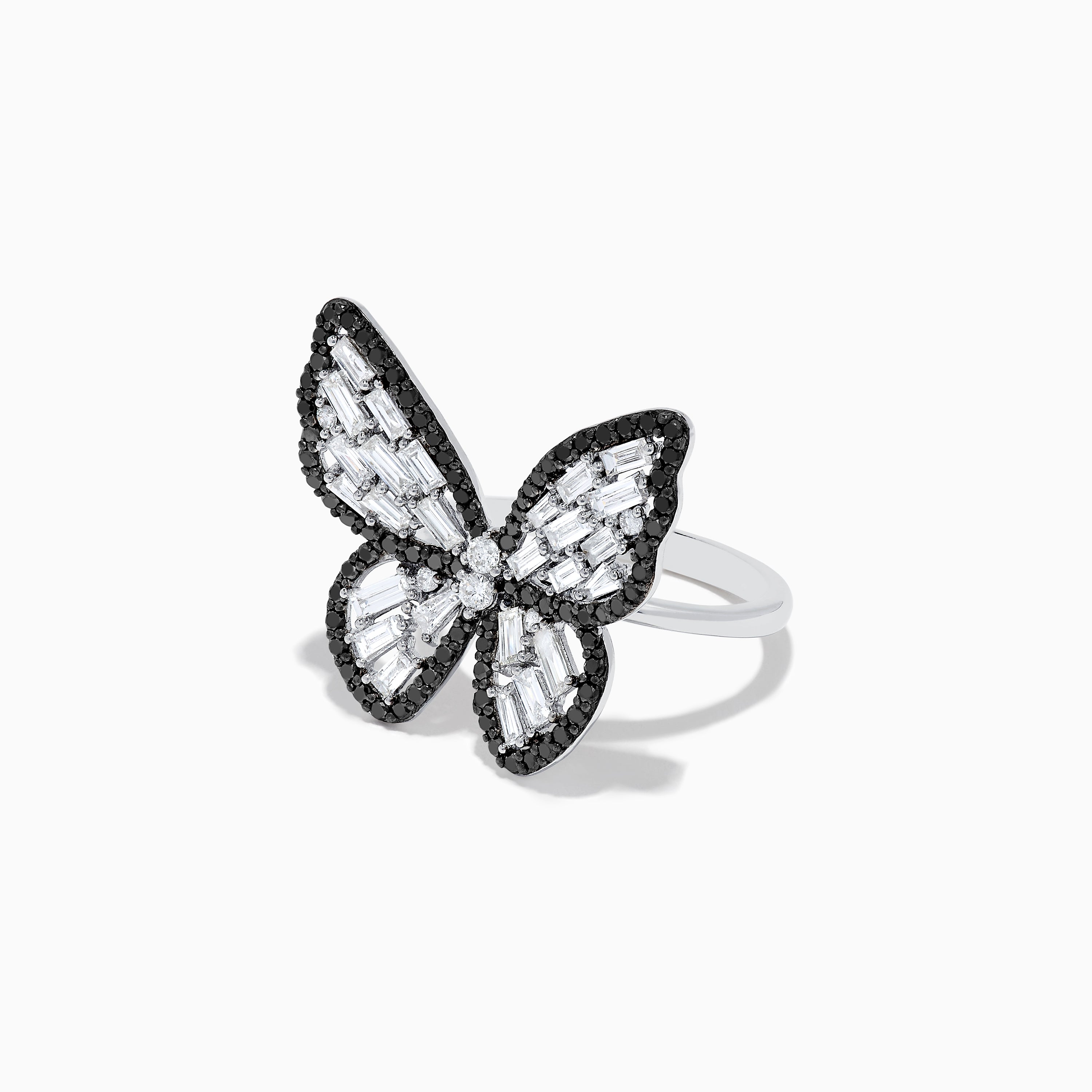 White gold butterfly on sale ring