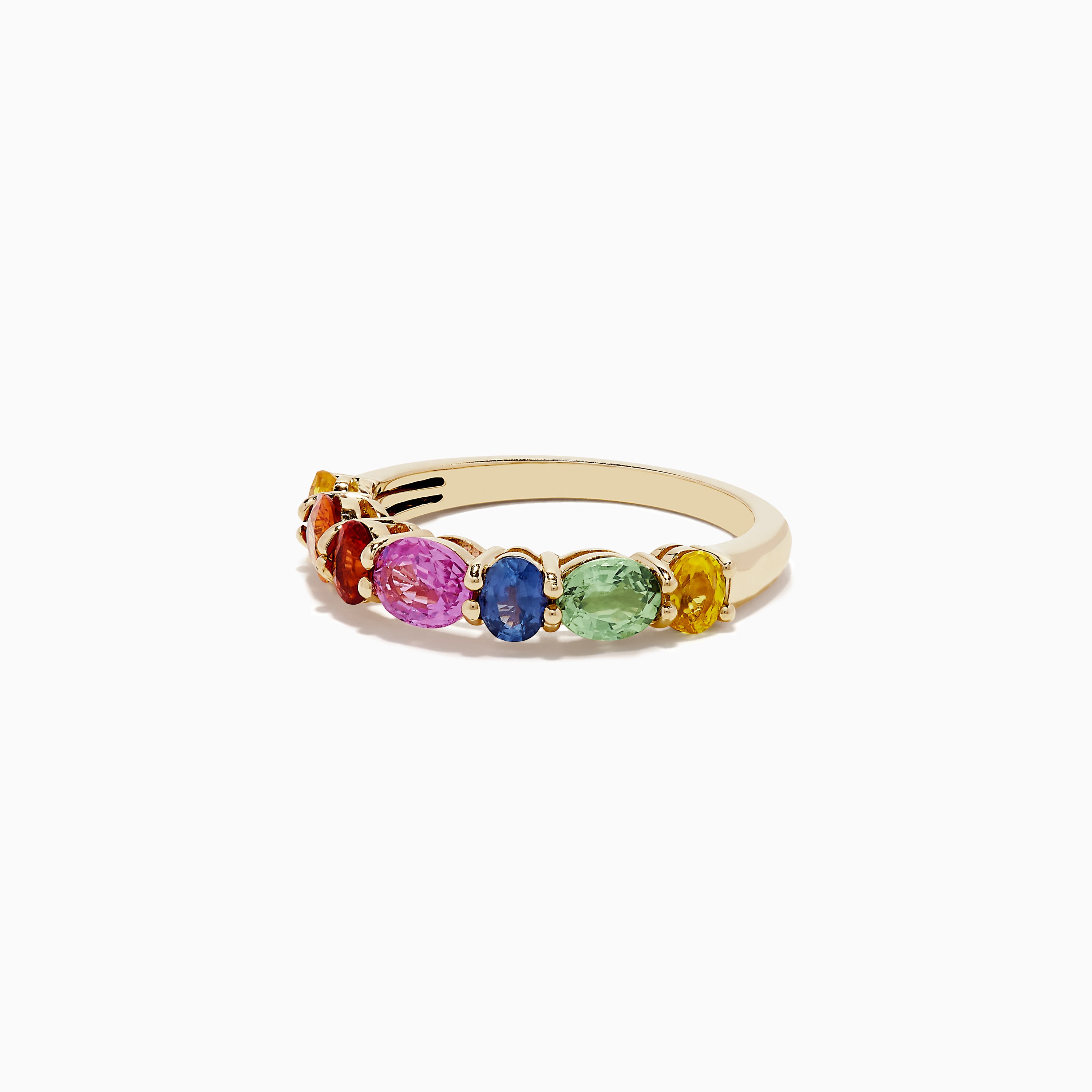 Effy Watercolors 14K Yellow Gold Multi Sapphire Ring, 2.00 TCW