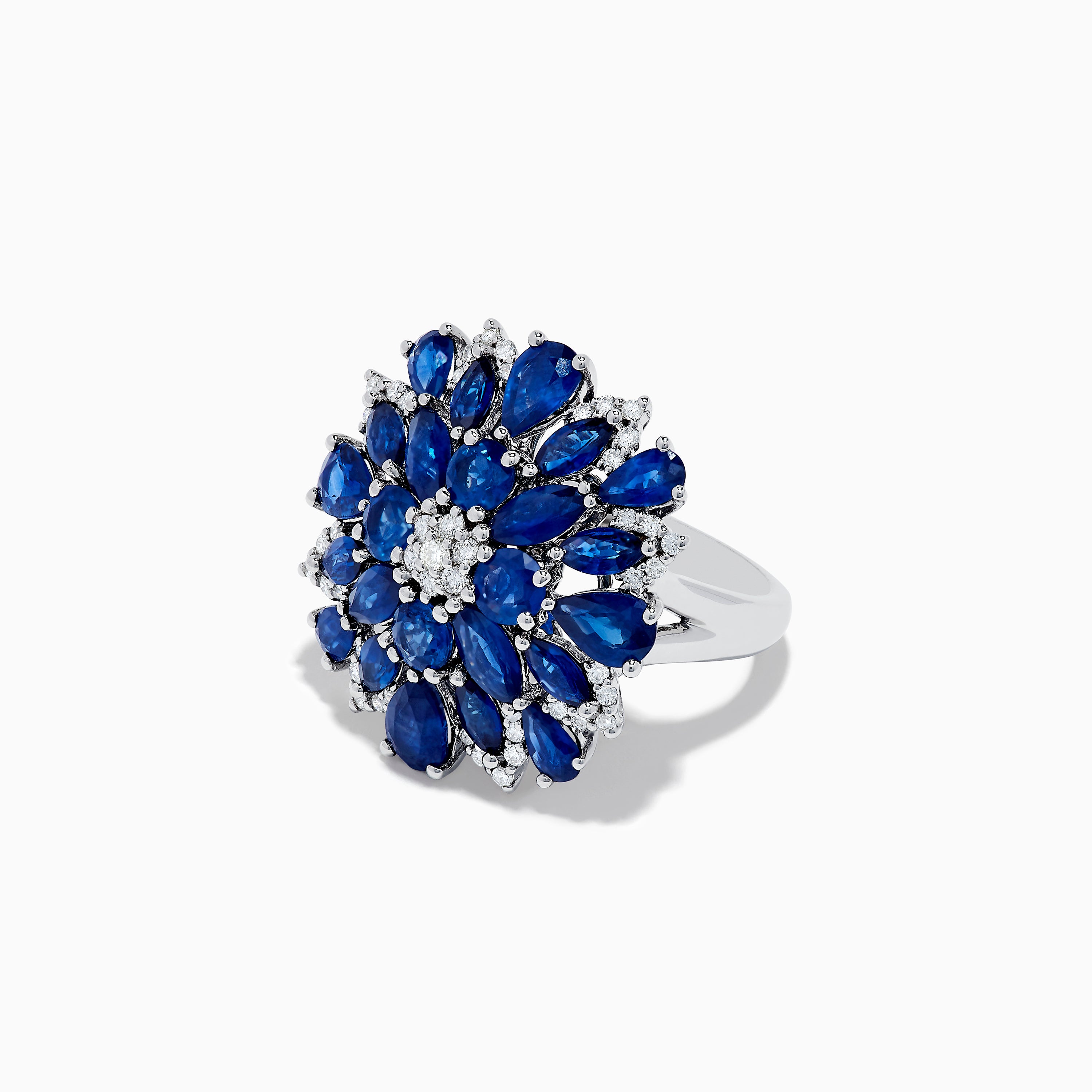 Dainty Blue Sapphire Ring - Minimalist Engagement Ring – NaturalGemsAtelier