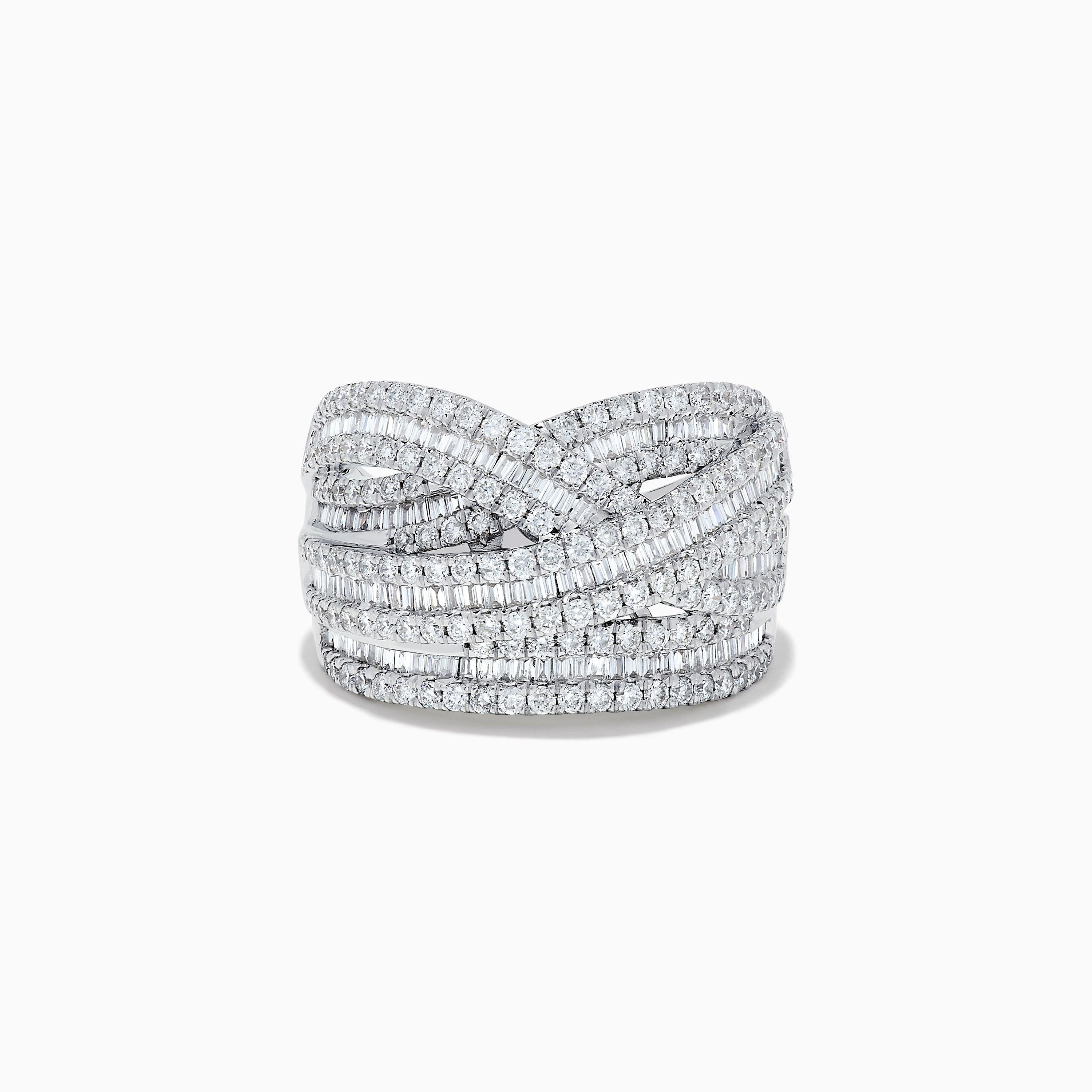 Effy diamond crossover on sale ring