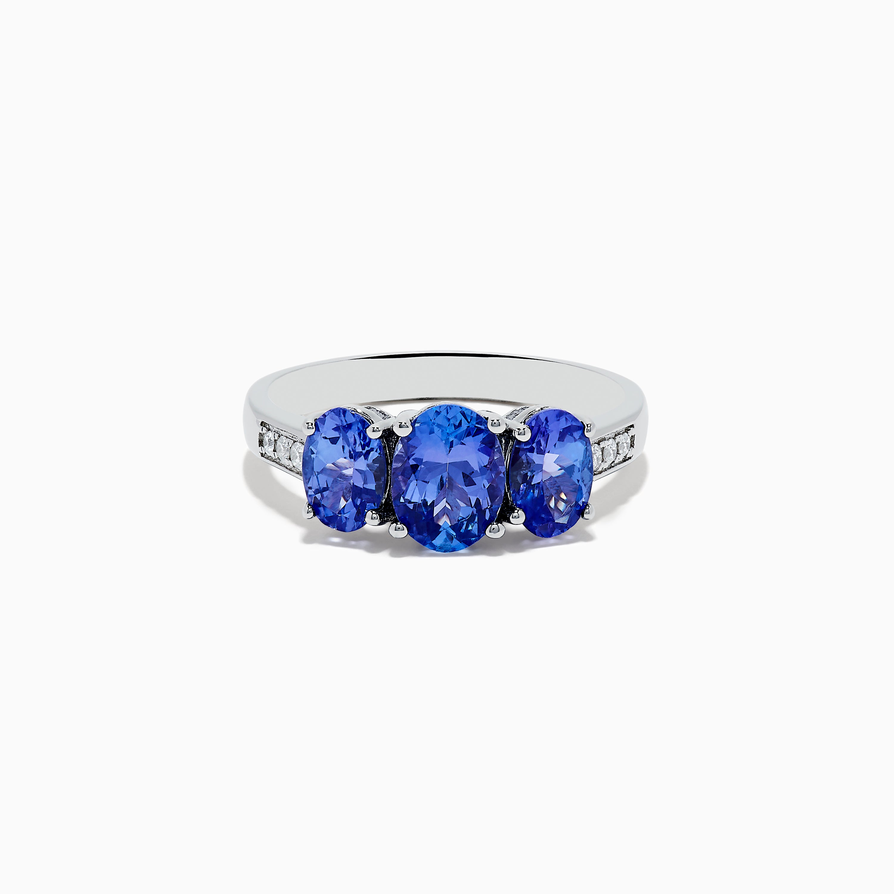 Nahla Siri Sterling Silver Diamond and Tanzanite Ring – effyjewelry.com