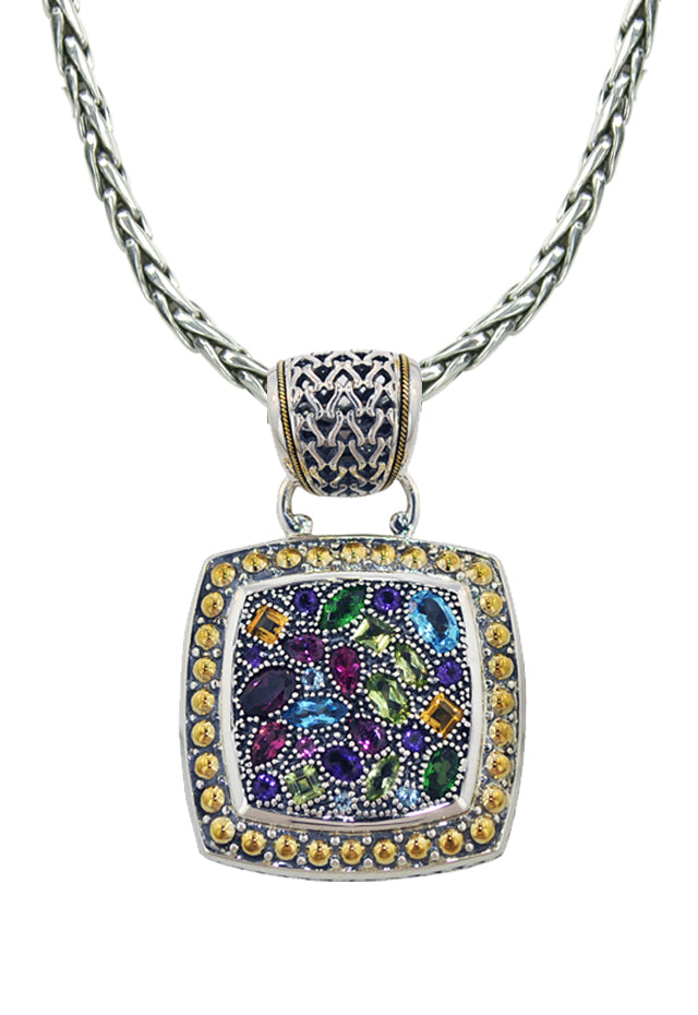 Effy' Multi-Gemstone Pendant Necklace | 1.59ctw | 18