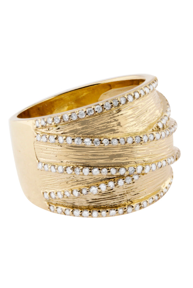 Effy D'Oro 14K Yellow Gold Diamond Ring, 0.65 TCW | effyjewelry.com